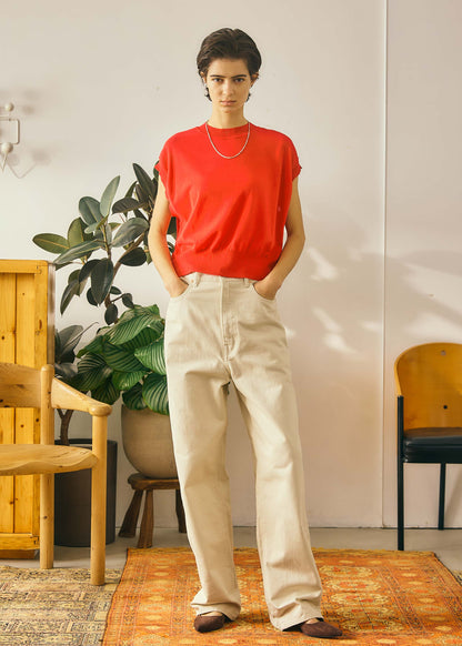 【Oblada】BUDDY JEANS IVORY