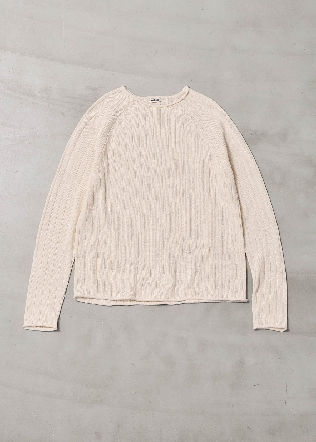 【ONLINE PREORDER】LINEN WIDE RIB KNIT