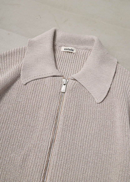 【ONLINE PREORDER】ZIP UP KNIT