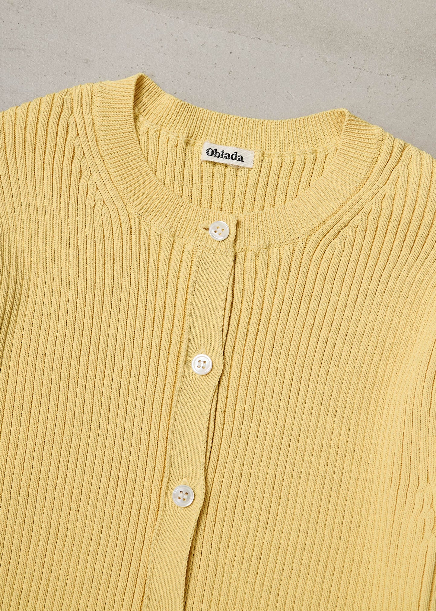 【ONLINE PREORDER】RIB CARDIGAN