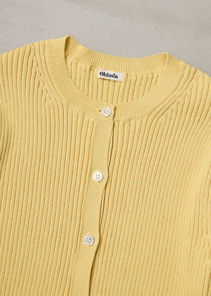 【ONLINE PREORDER】RIB CARDIGAN