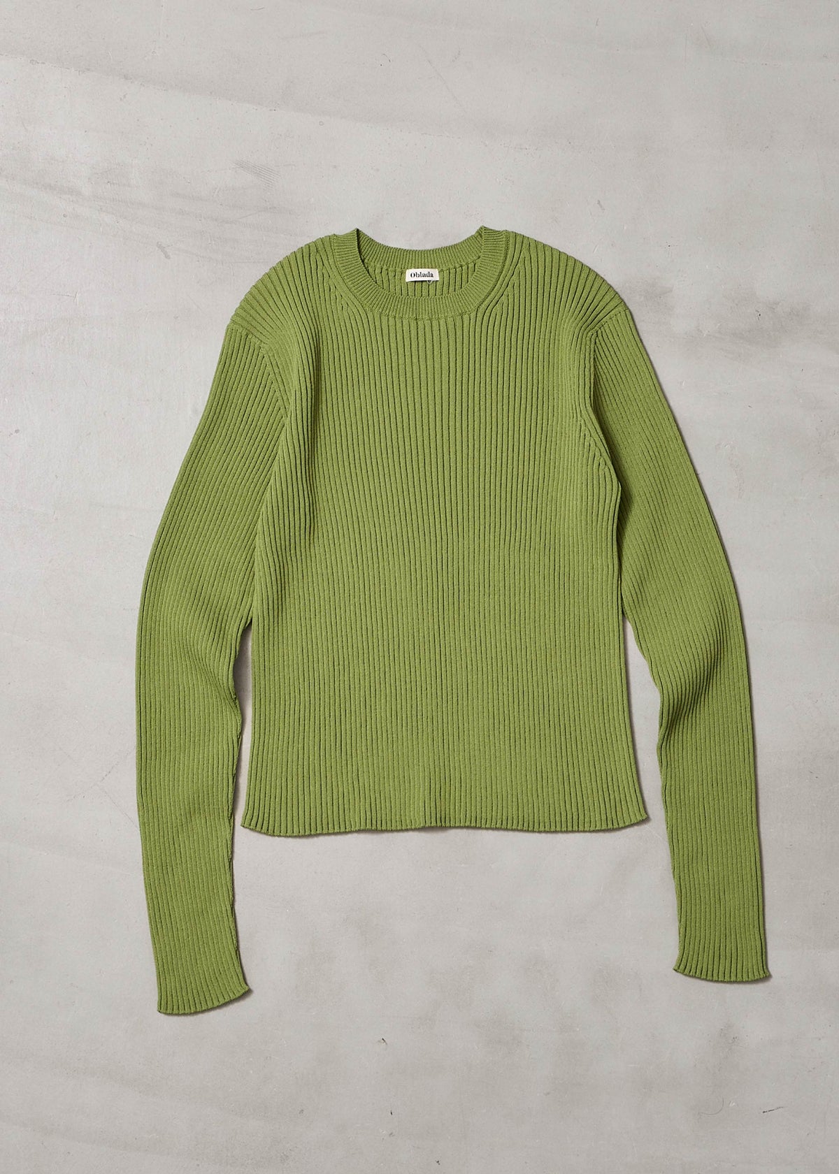 【ONLINE PREORDER】RIB CREW NECK KNIT