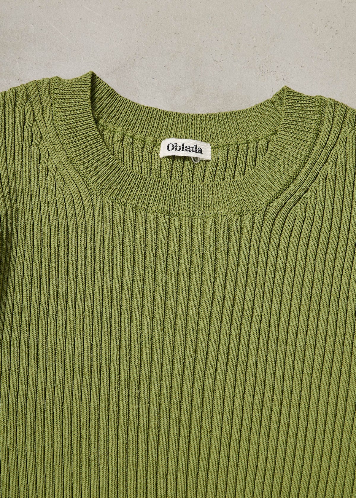 【ONLINE PREORDER】RIB CREW NECK KNIT