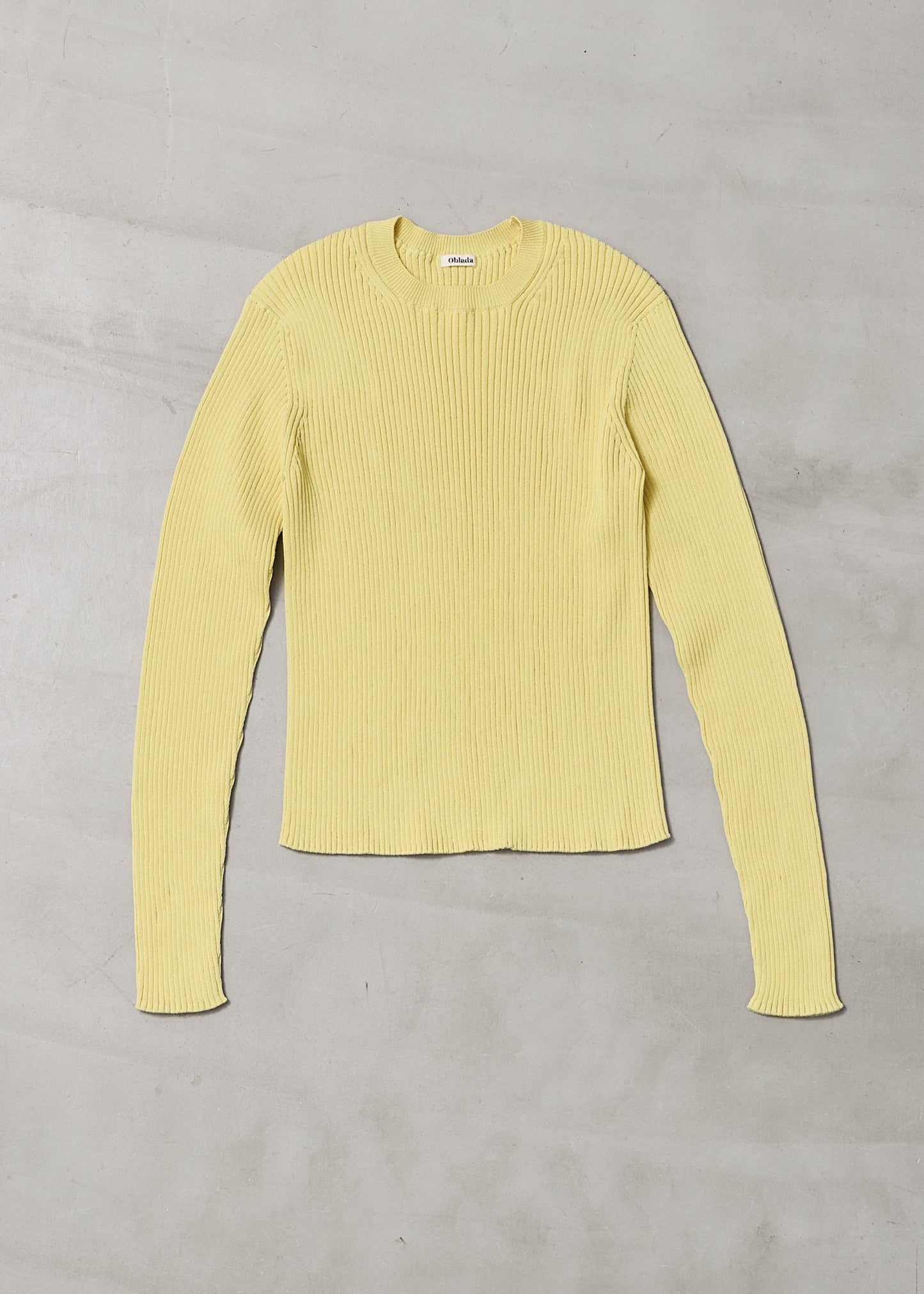 【ONLINE PREORDER】RIB CREW NECK KNIT