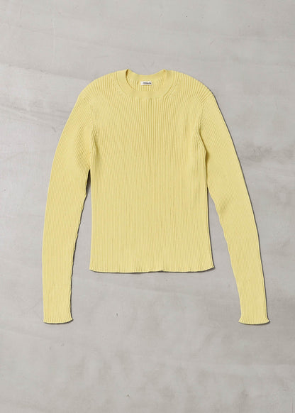 【ONLINE PREORDER】RIB CREW NECK KNIT