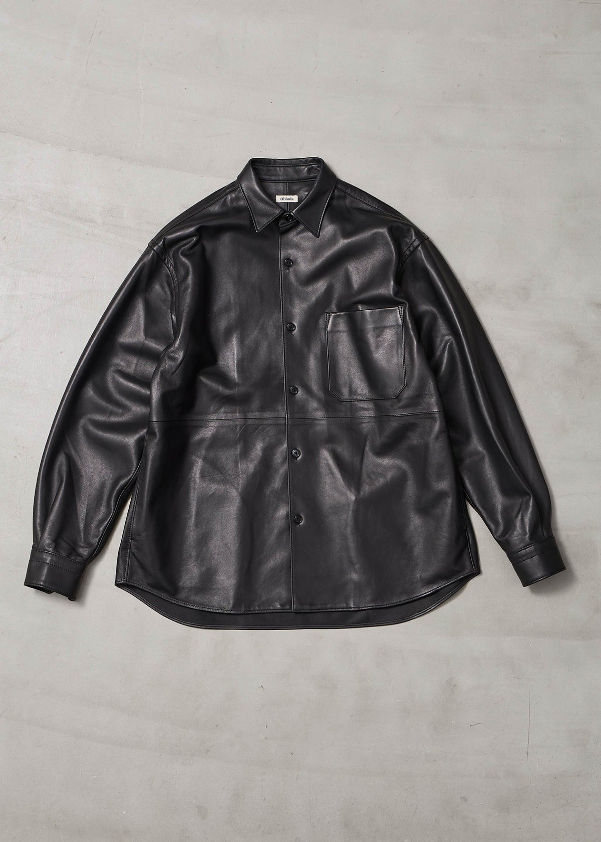 【ONLINE PREORDER】LAMB LEATHER SHIRT
