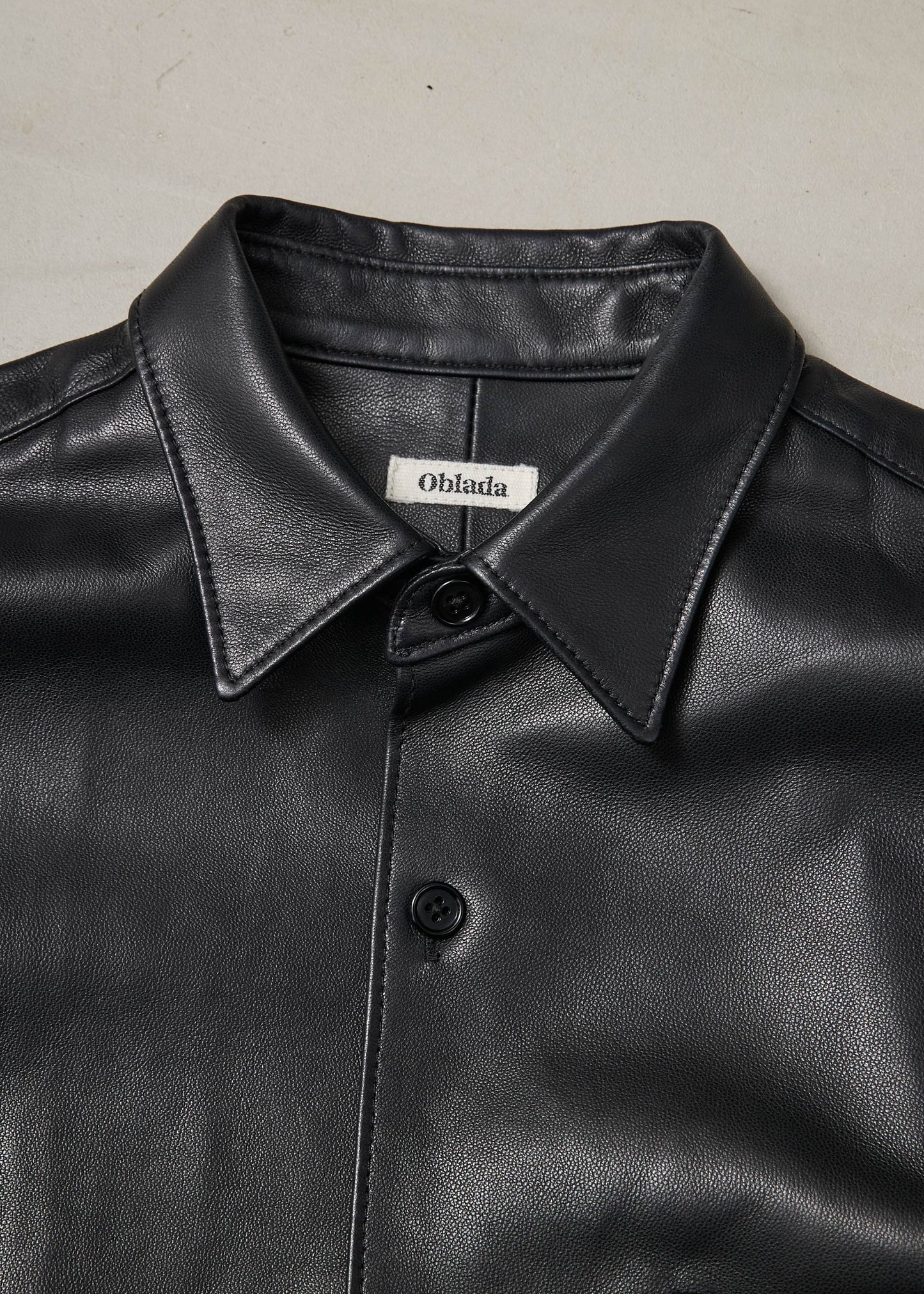 【ONLINE PREORDER】LAMB LEATHER SHIRT