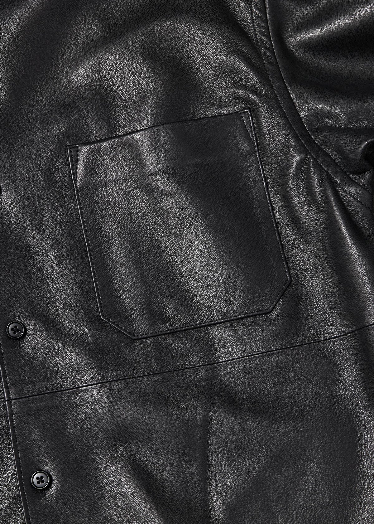 【ONLINE PREORDER】LAMB LEATHER SHIRT