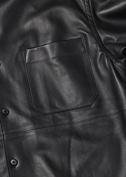 【ONLINE PREORDER】LAMB LEATHER SHIRT