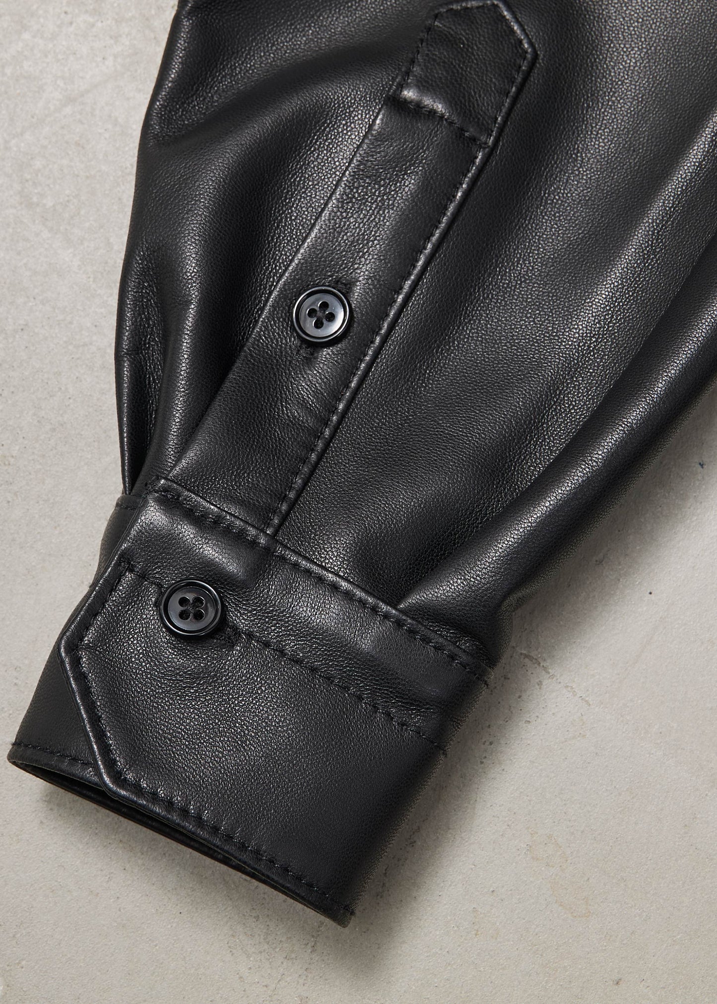 【ONLINE PREORDER】LAMB LEATHER SHIRT