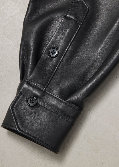 【ONLINE PREORDER】LAMB LEATHER SHIRT