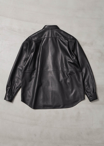 【ONLINE PREORDER】LAMB LEATHER SHIRT