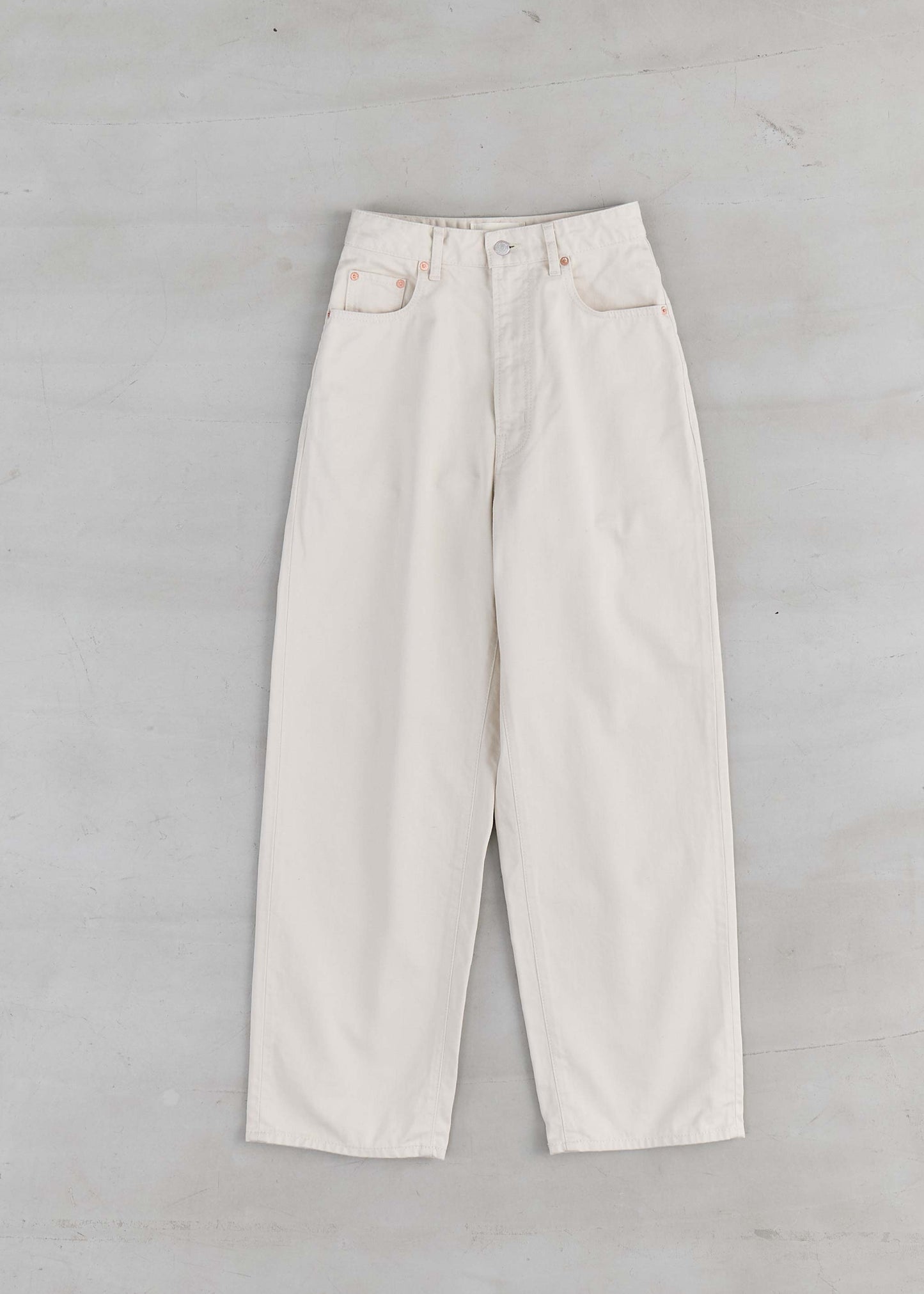 【Oblada】BUDDY JEANS IVORY