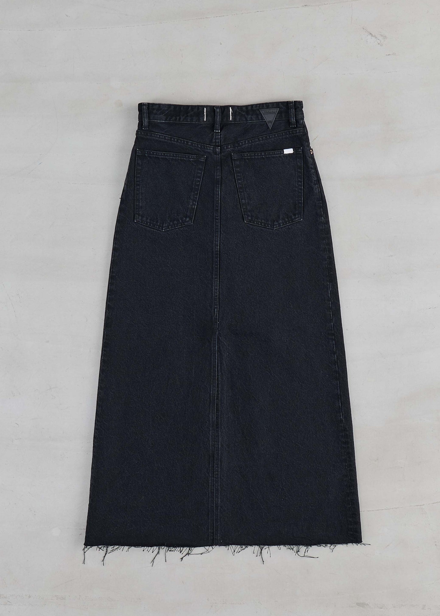 【Oblada】BUDDY DENIM SKIRT BLACK