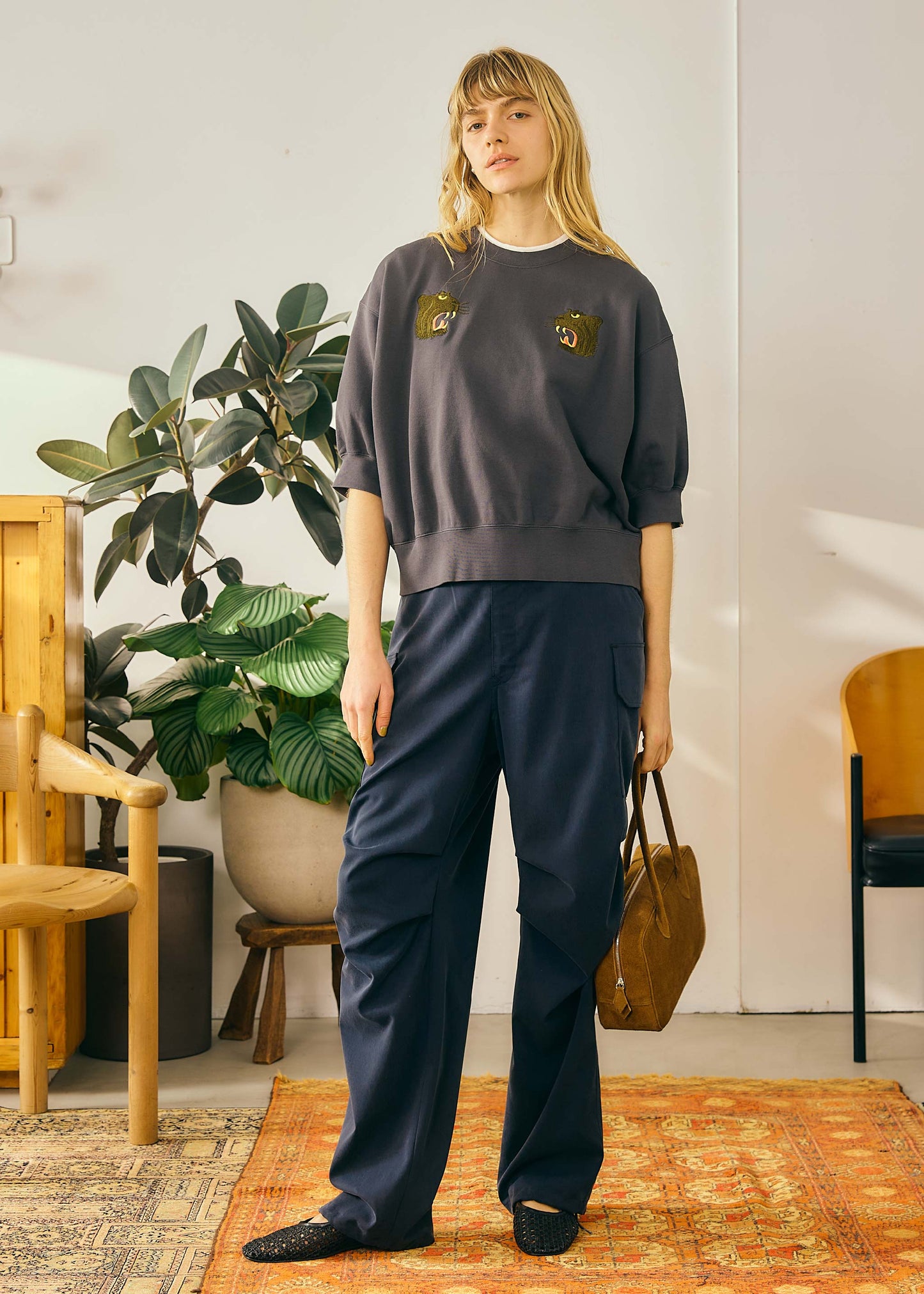 【Oblada】SOUVENIR H/S SWEAT