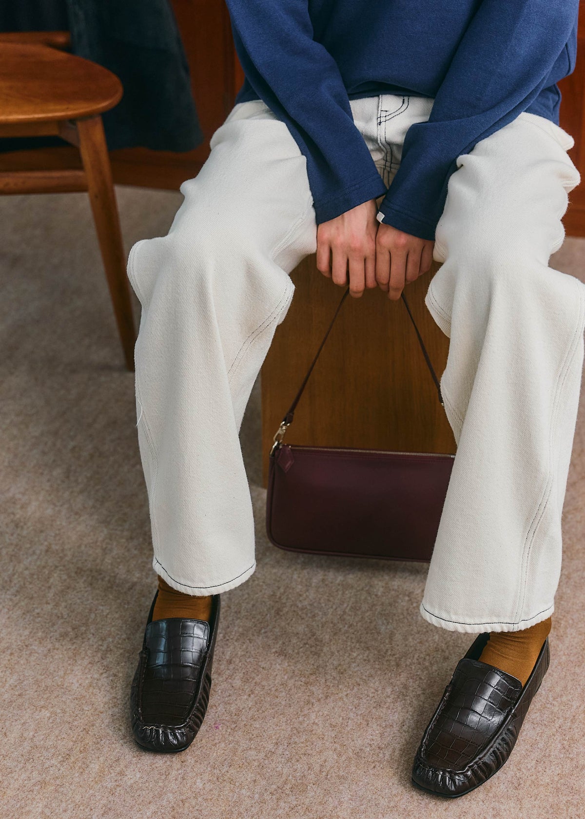 【ONLINE PREORDER】OBLADA LOAFERS（EMBOSS CALF LEATHER）