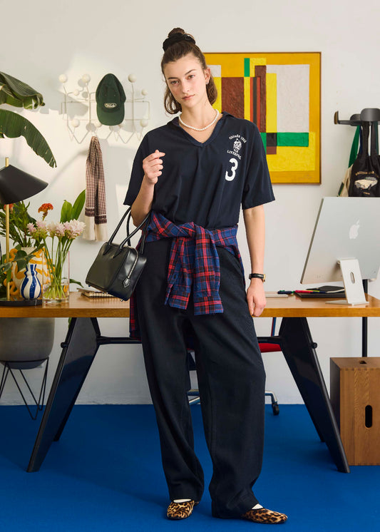 【Oblada】BRITISH TWILL SKATER JEANS