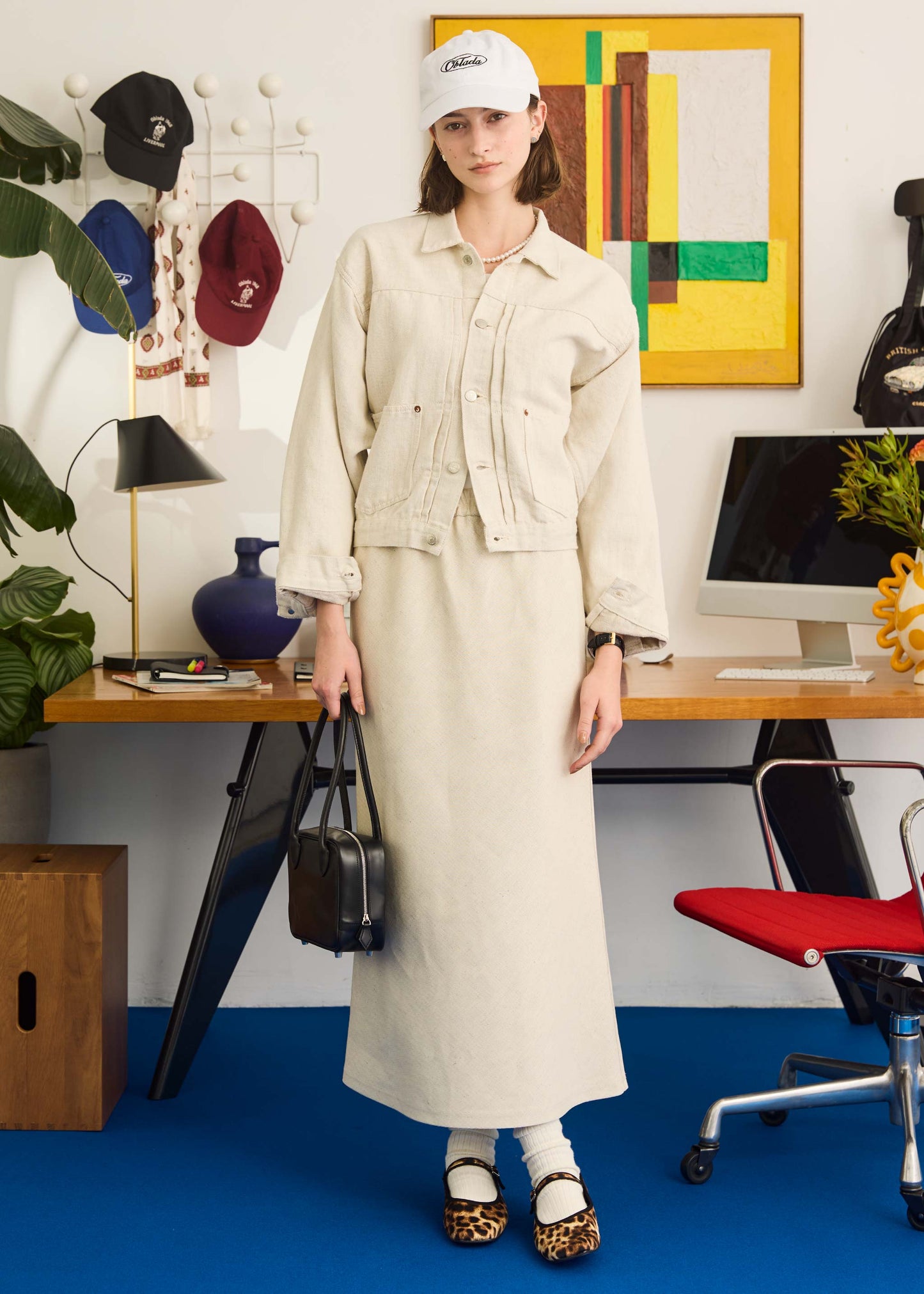 【Oblada】OVAL LOGO CAP