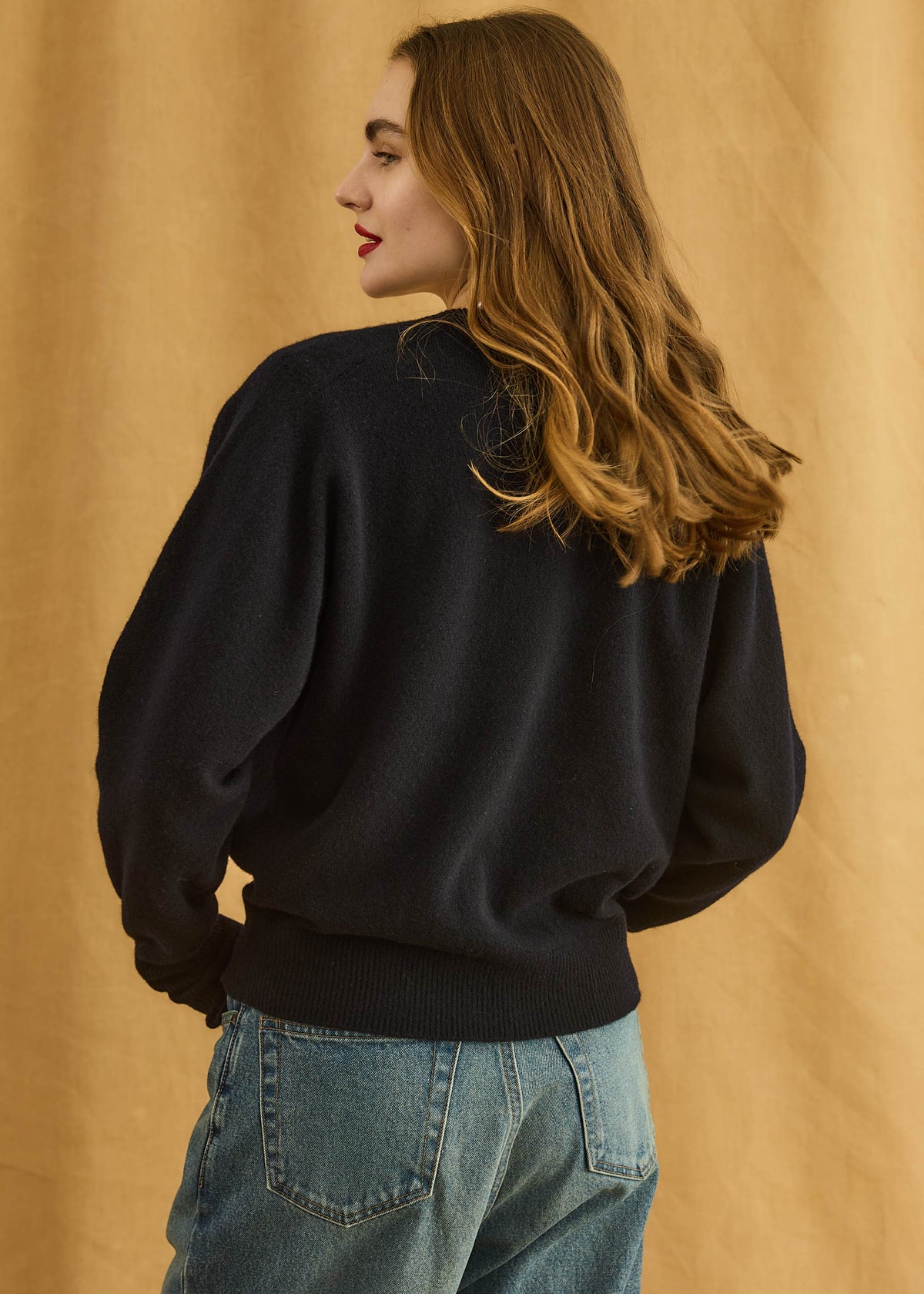 【Oblada】FILL V NECK KNIT