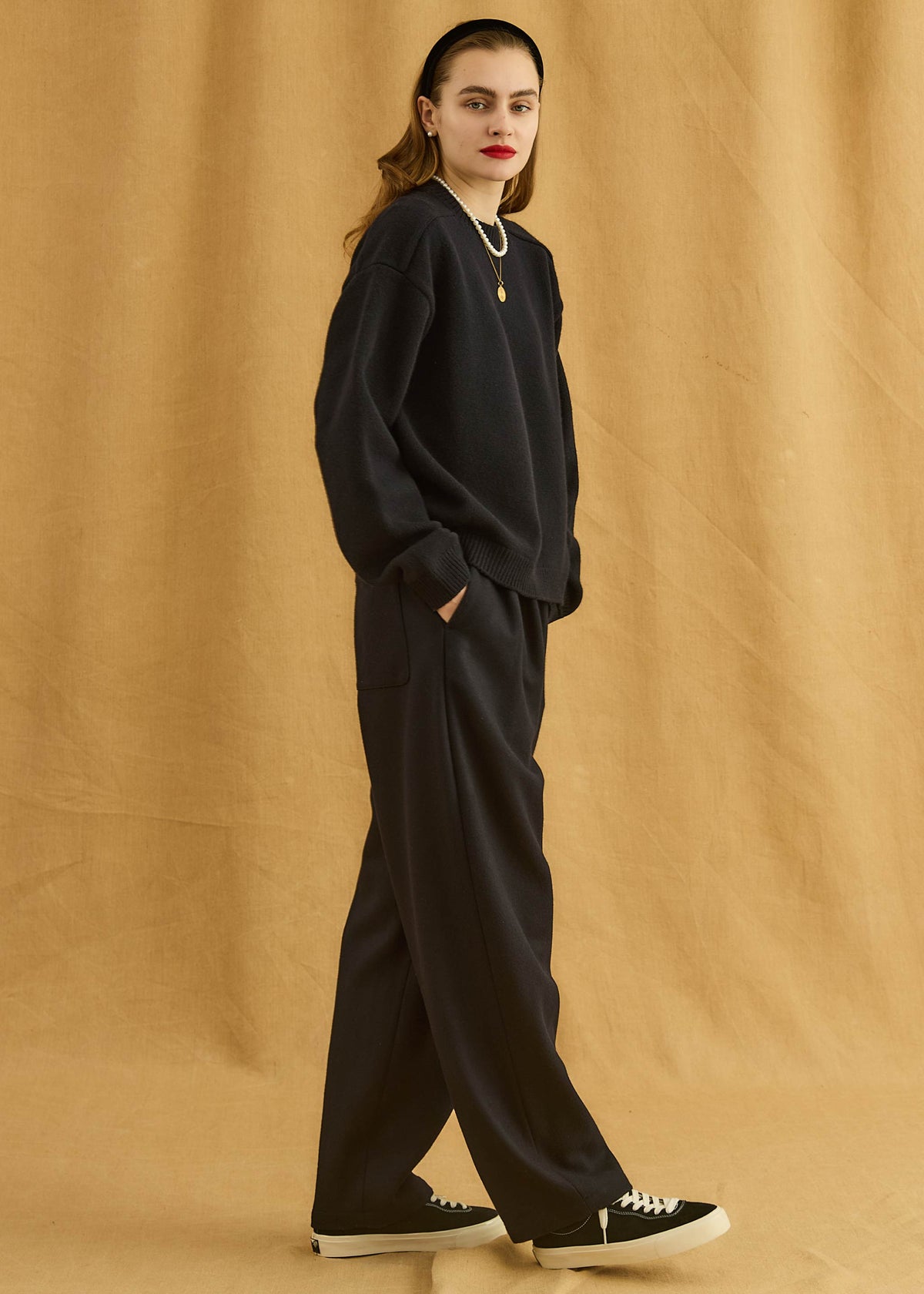 【Oblada】MELTON FINE PANTS