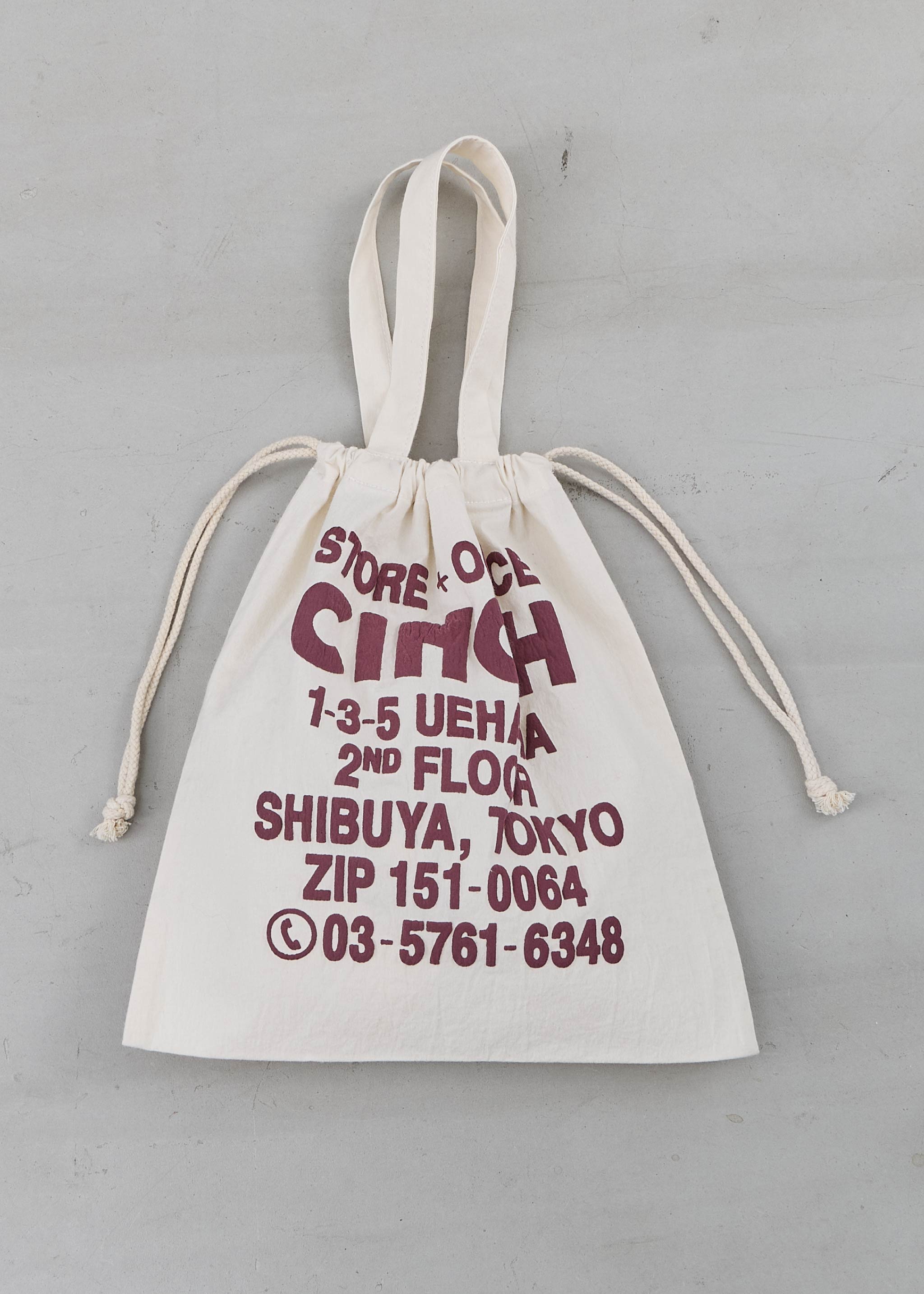 CINCH】巾着BAG – CINCH inc