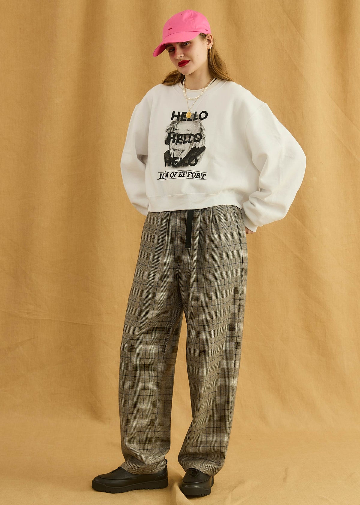 【Oblada】FINE PANTS CHECK