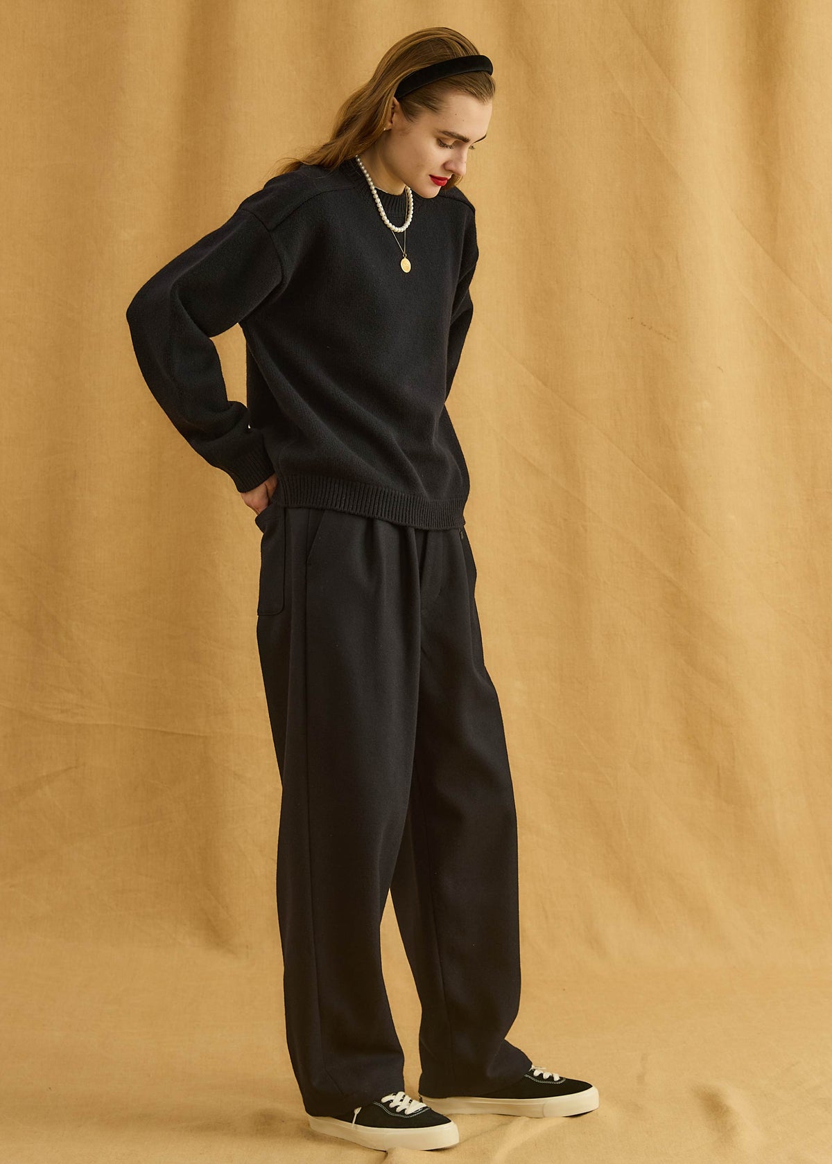 【Oblada】MELTON FINE PANTS