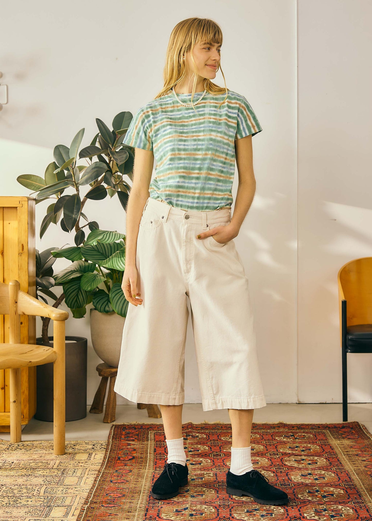 【Oblada】CALF SHORTS