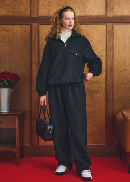 【Oblada】FINE PANTS WOOL FLEECE