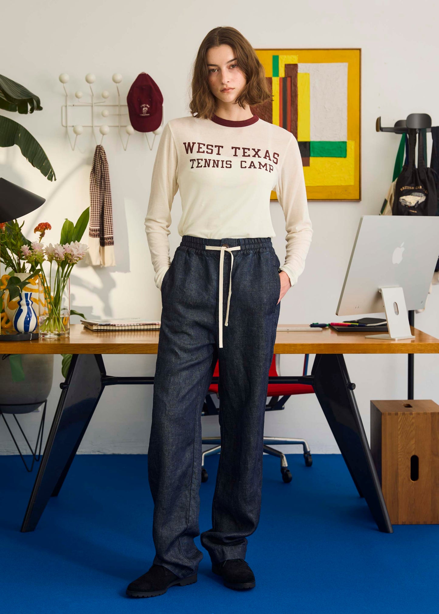 【ONLINE PREORDER】LINEN DENIM PANTS