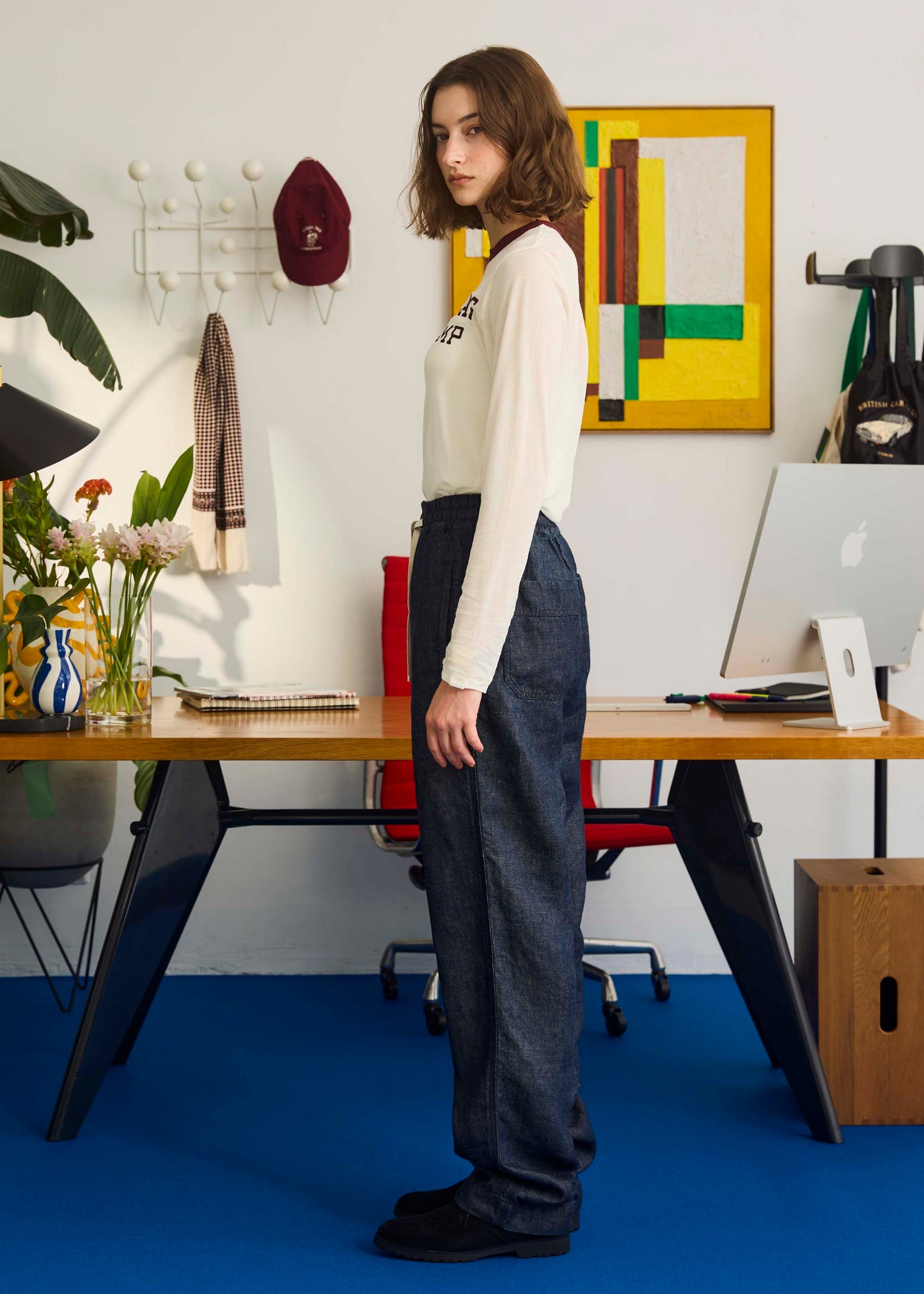 【ONLINE PREORDER】LINEN DENIM PANTS