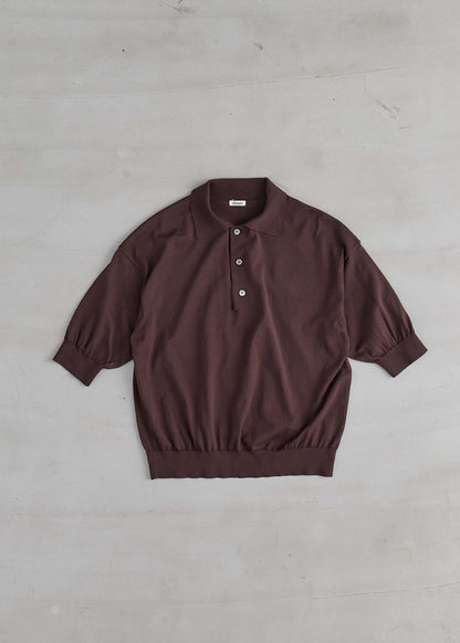 【Oblada】SUMMER HENRY POLO KNIT