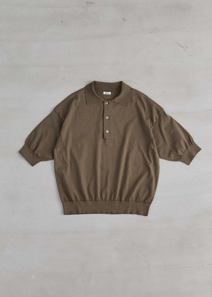 【Oblada】SUMMER HENRY POLO KNIT