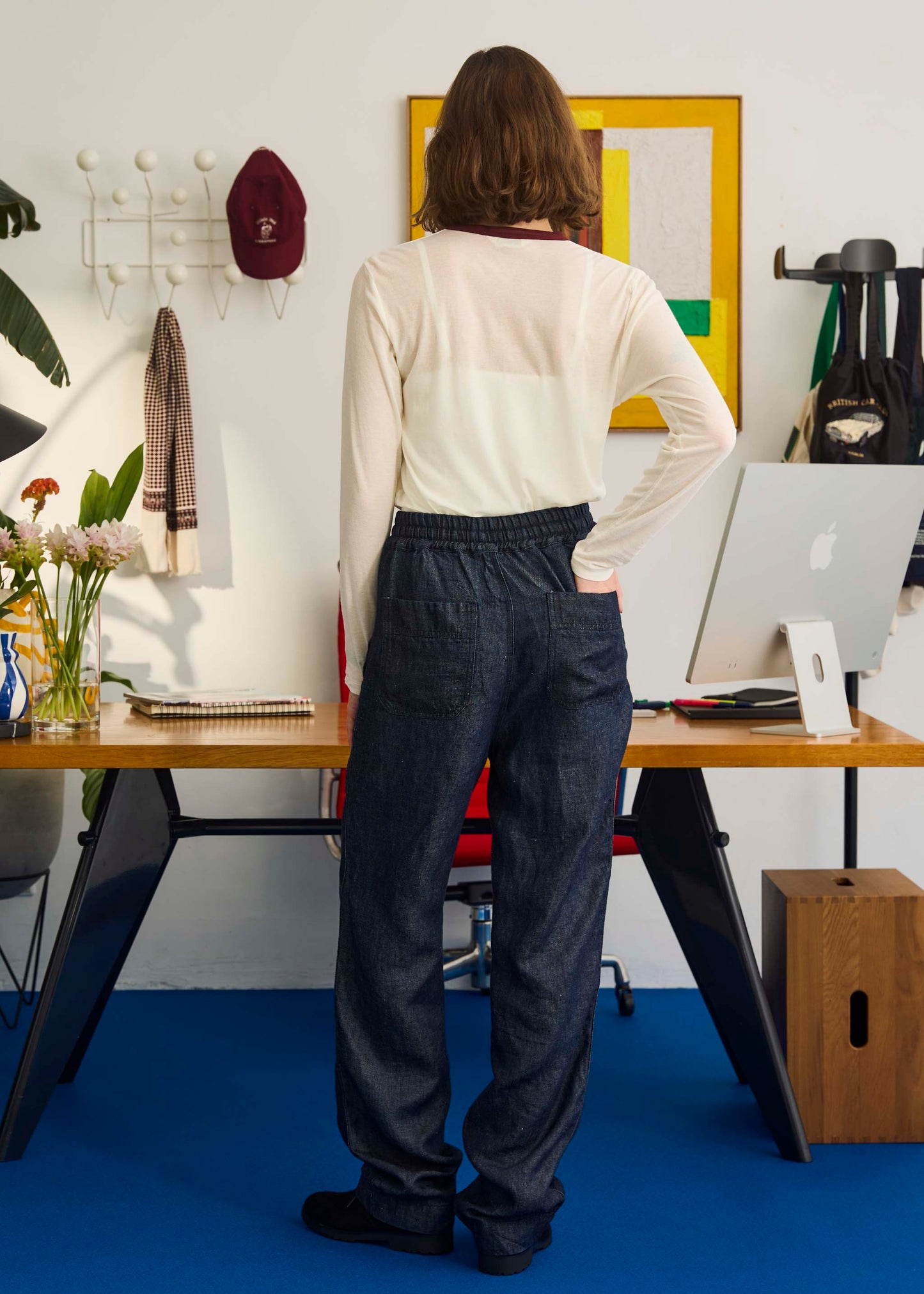 【ONLINE PREORDER】LINEN DENIM PANTS