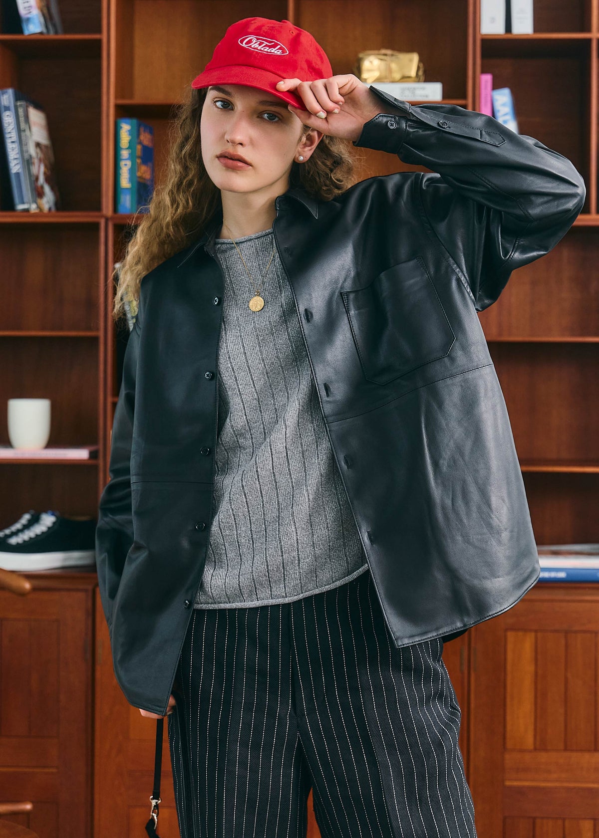 【ONLINE PREORDER】LAMB LEATHER SHIRT