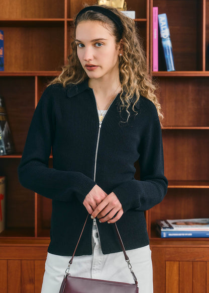【ONLINE PREORDER】ZIP UP KNIT
