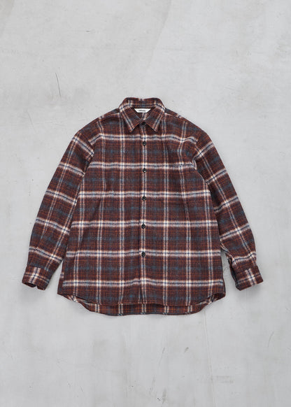 【Oblada】SHAGGY CHECK AUTHENTIC SHIRT