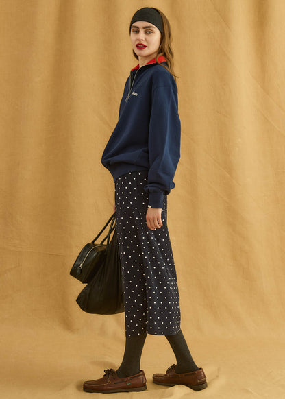 【Oblada】HALF ZIP SWEAT