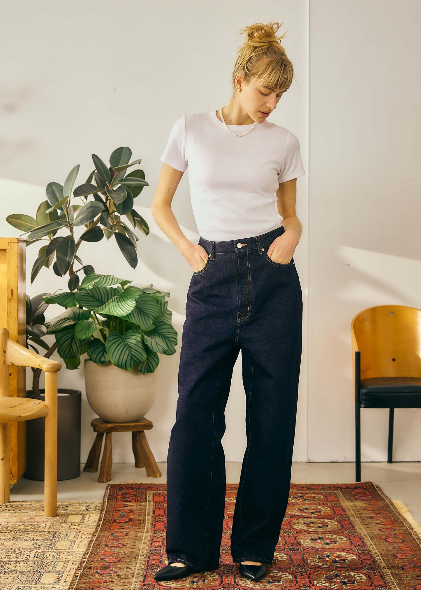 【Oblada】BUDDY JEANS INDIGO