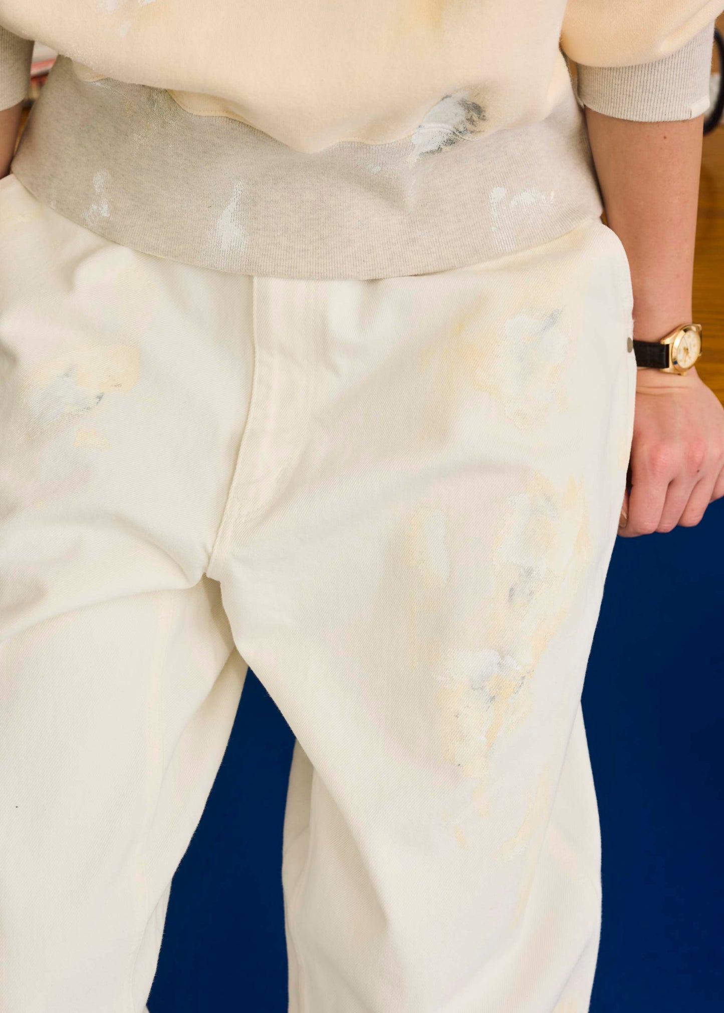 【ONLINE PREORDER】PAINT SKATER JEANS