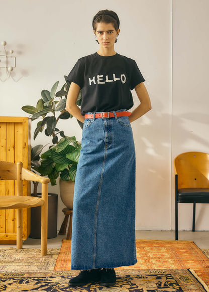 【Oblada】TAPE PRINT TEE