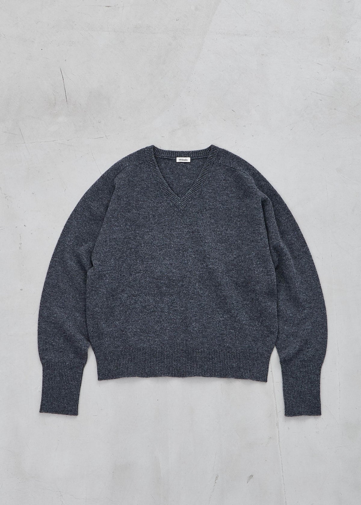 【Oblada】FILL V NECK KNIT