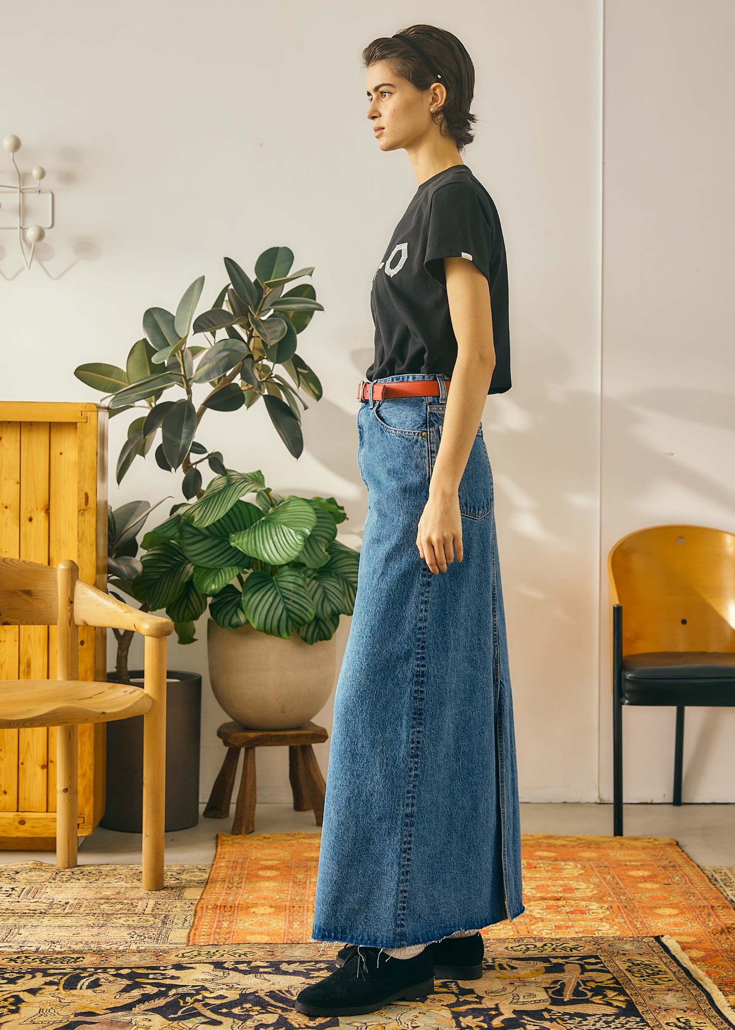 【Oblada】TAPE PRINT TEE
