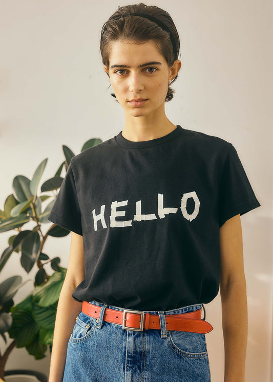【Oblada】TAPE PRINT TEE