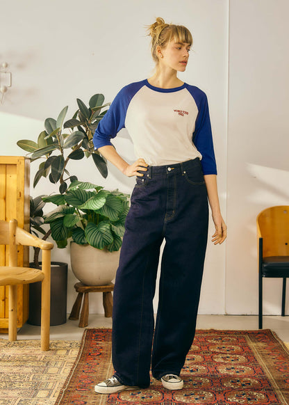 【Oblada】BUDDY JEANS INDIGO