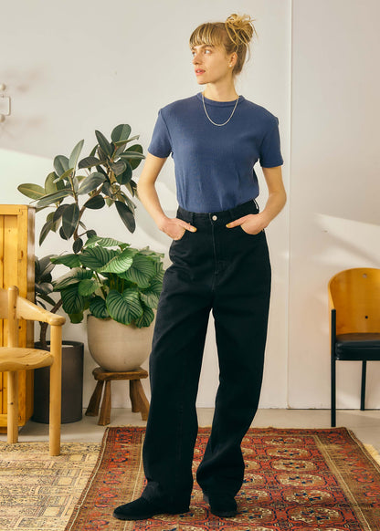 【Oblada】BUDDY JEANS BLACK