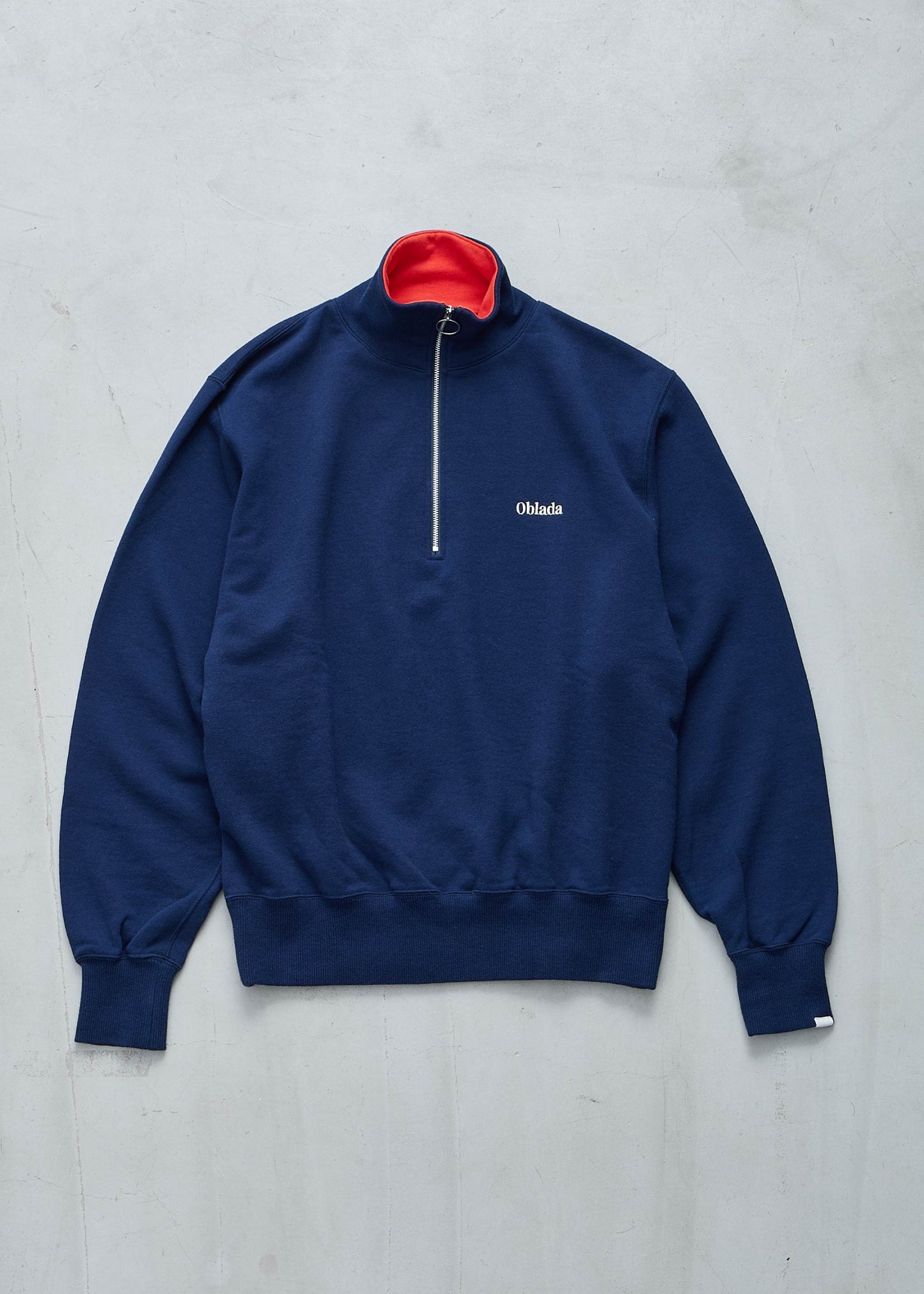 【Oblada】HALF ZIP SWEAT
