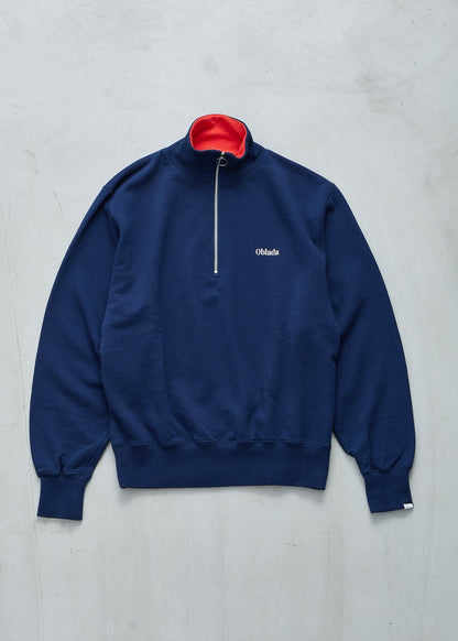 【Oblada】HALF ZIP SWEAT
