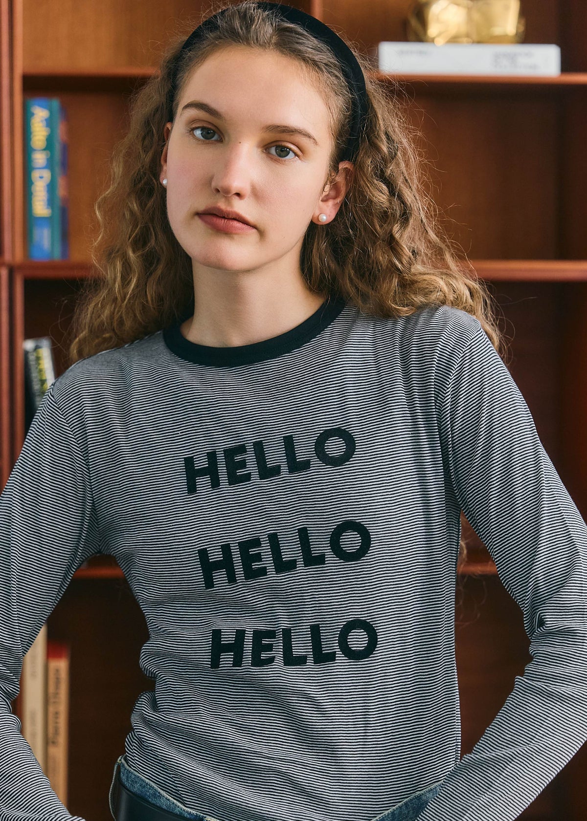 【ONLINE PREORDER】SHEER HELLO LONG TEE