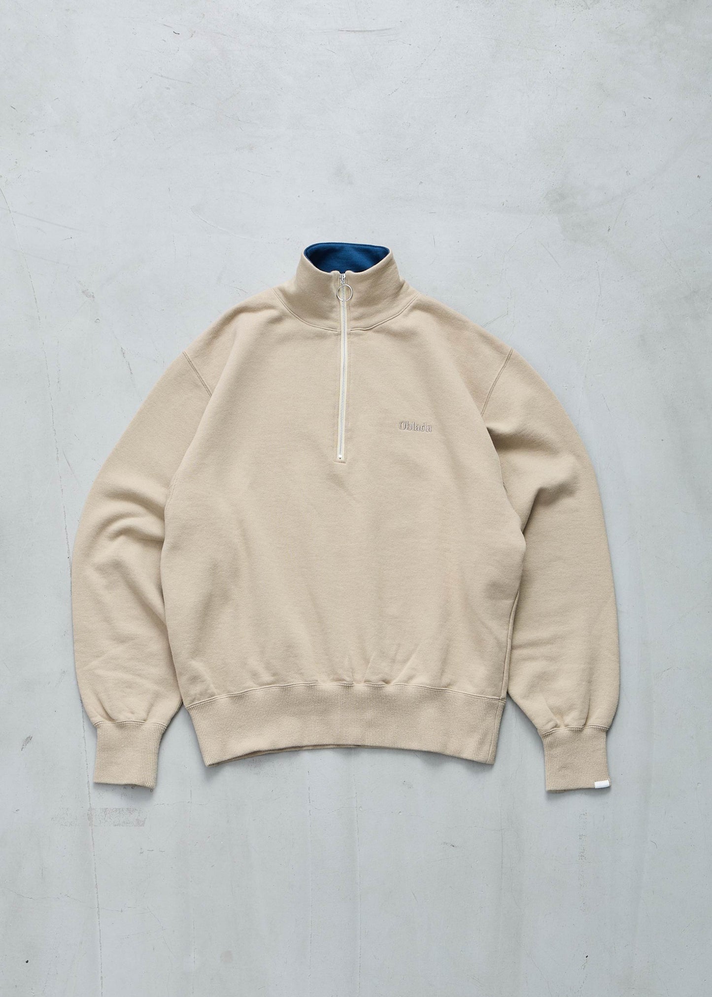 【Oblada】HALF ZIP SWEAT